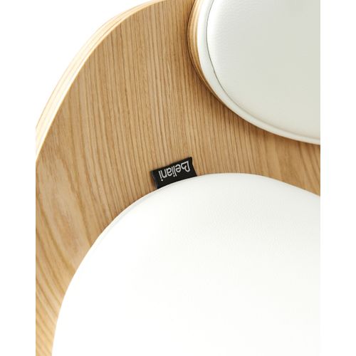 Chaise De Bureau Palatka Cuir Pu Blanc