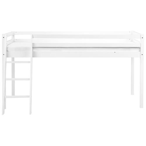 Lit à Mit-hauteur Bois De Pin Ascoux 90 X 200 Cm Blanc