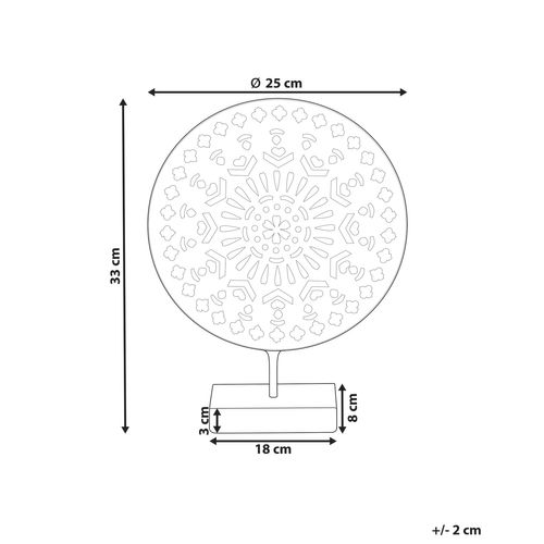 Accessoire Décoratif Sesimbra Métal Doré