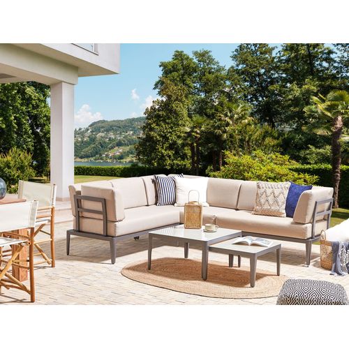 Ensemble De Housses De Coussins D'extérieur Rima Iii Beige