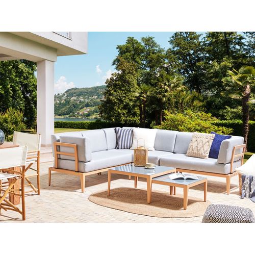 Ensemble De Housses De Coussins D'extérieur Rima Iii Gris Clair