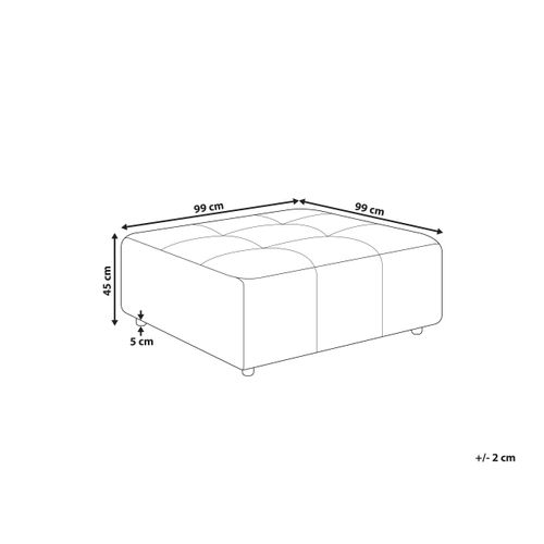 Ottoman Innvik Tissu Beige Clair