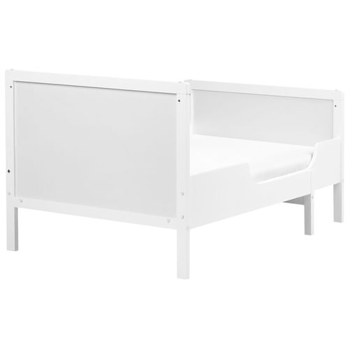 Lit D'enfant Extensible Bois De Pin Montigny 90 X 200 Cm Blanc