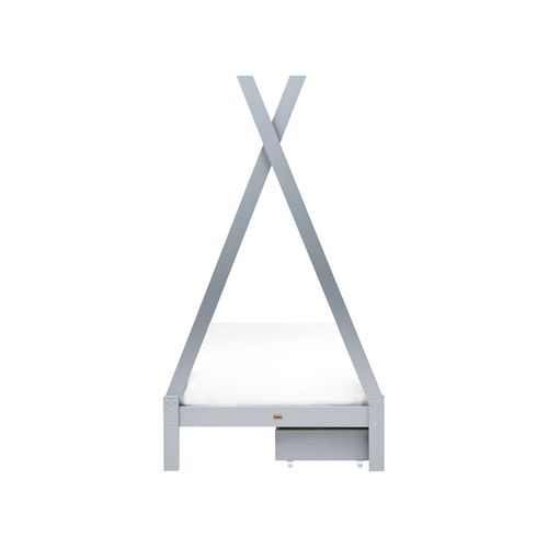 Lit à Tiroirs Pour Enfants Tipi Bois De Pin Devay 90 X 200 Cm Gris