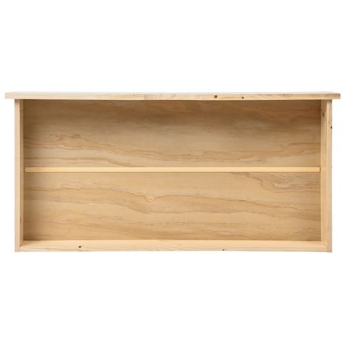 Lot De 2 Tiroirs De Rangement Pour Lit Bois De Pin Cronat Marron Clair