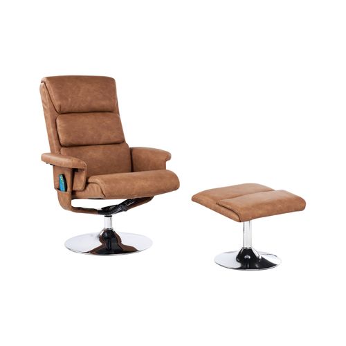 Fauteuil Massant Legend Cuir Pu Marron