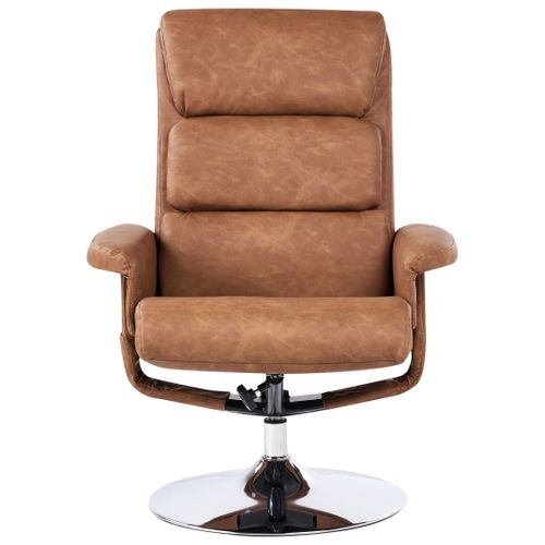 Fauteuil Massant Legend Cuir Pu Marron