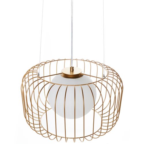 Lampe Suspension Bairoa Métal Doré