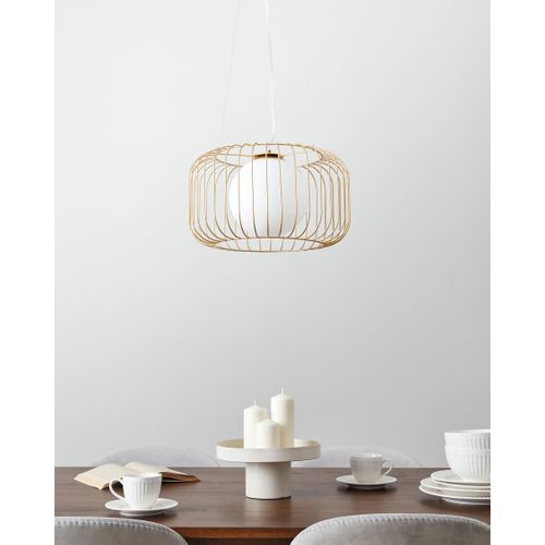 Lampe Suspension Bairoa Métal Doré