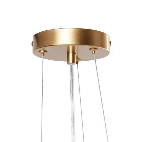 Lampe Suspension Bairoa Métal Doré