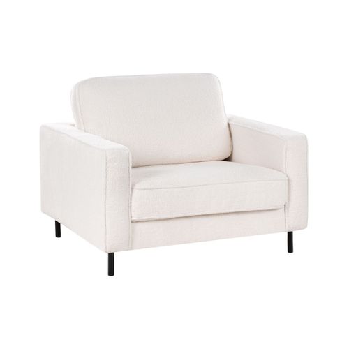 Fauteuil Savalen Bouclé Blanc