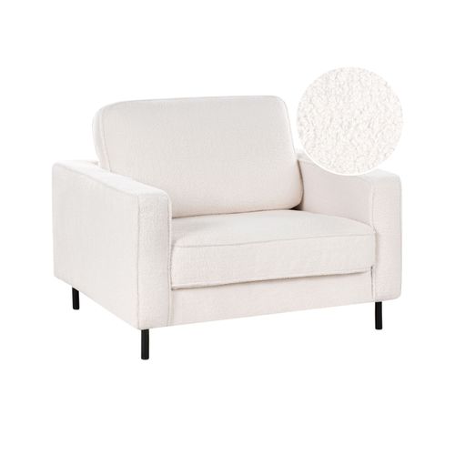 Fauteuil Savalen Bouclé Blanc