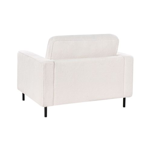 Fauteuil Savalen Bouclé Blanc