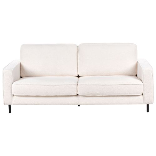 Canapé 3 Places Savalen Bouclé Blanc