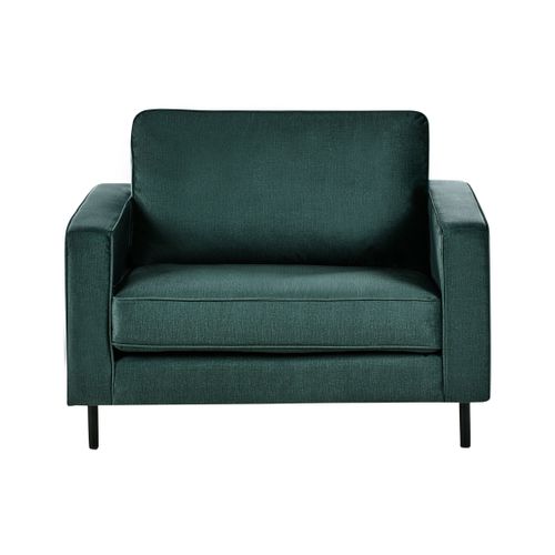 Fauteuil Savalen Velours Vert Foncé