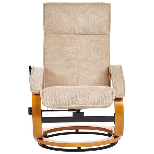 Fauteuil Massant Hero Tissu Beige