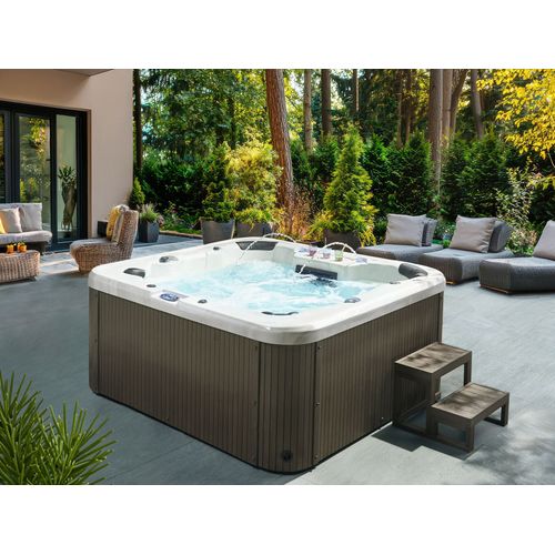 Spa D'extérieur Avec LED Villarrica Blanc