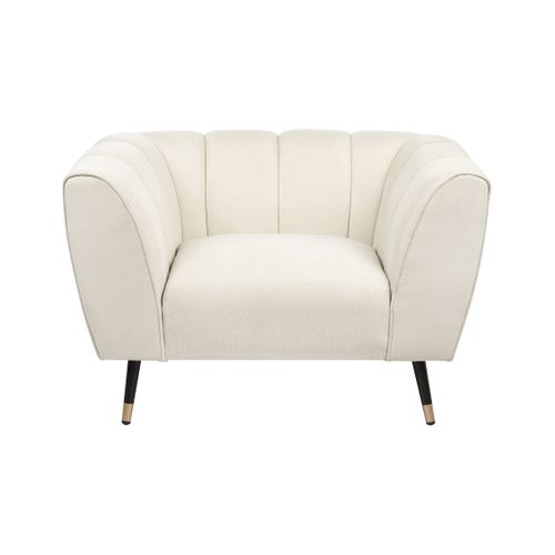 Fauteuil Orsta Tissu Beige Clair