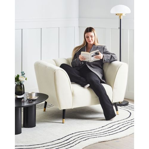 Fauteuil Orsta Tissu Beige Clair