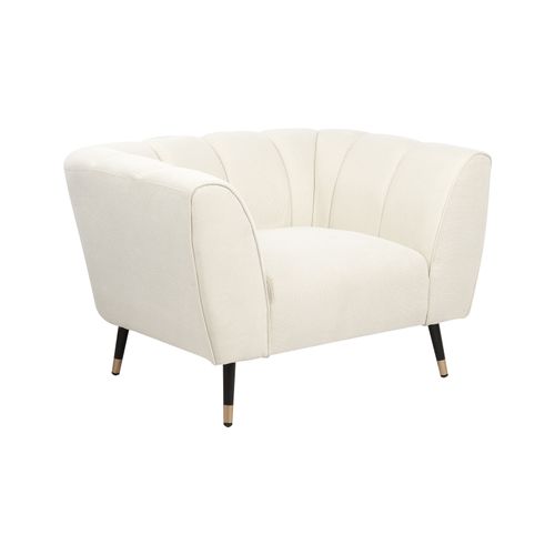 Fauteuil Orsta Tissu Beige Clair