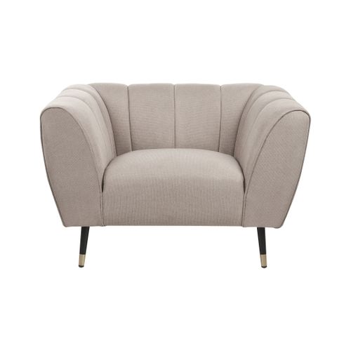 Fauteuil Orsta Tissu Taupe