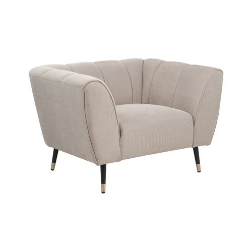 Fauteuil Orsta Tissu Taupe