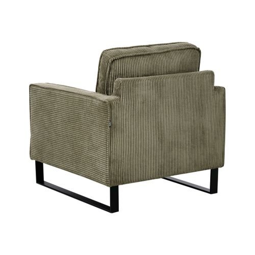 Fauteuil Vind Velours Côtelé Vert