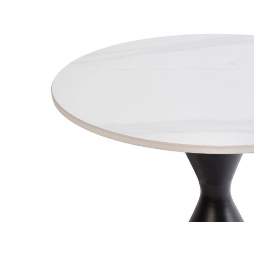 Table D'appoint Haiwee Céramique Noir/blanc