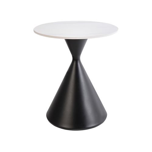 Table D'appoint Haiwee Céramique Noir/blanc