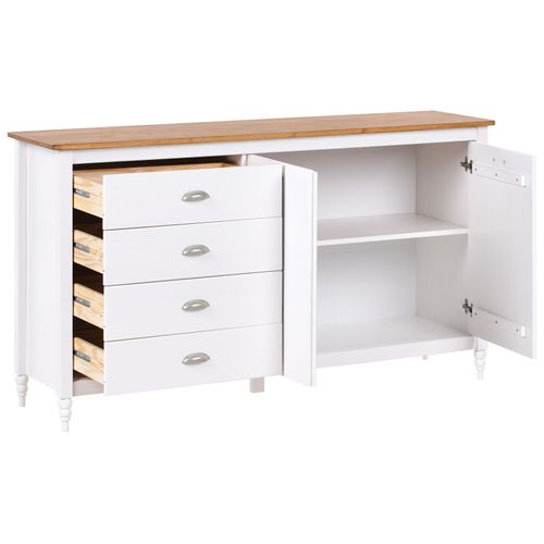 Commode 2 Portes Shillington Bois De Pin Blanc