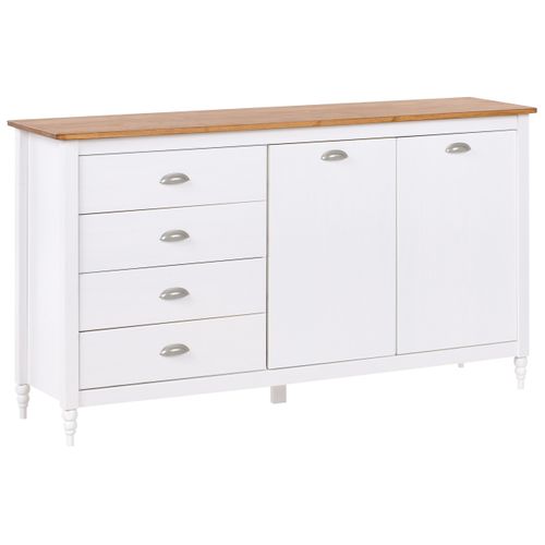 Commode 2 Portes Shillington Bois De Pin Blanc