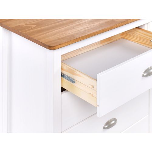 Commode 2 Portes Shillington Bois De Pin Blanc