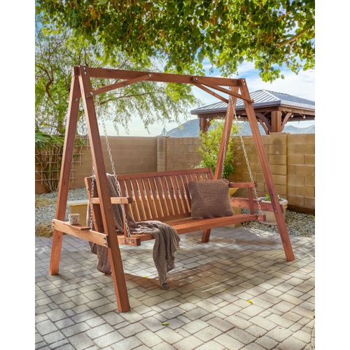 Balancelle De Jardin Ficarella Marron