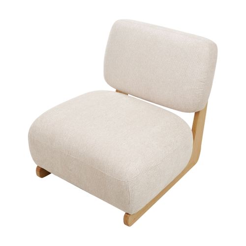 Fauteuil Kokkola Tissu Beige Clair