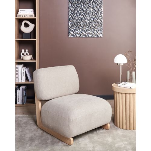 Fauteuil Kokkola Tissu Beige Clair