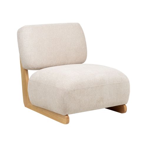 Fauteuil Kokkola Tissu Beige Clair