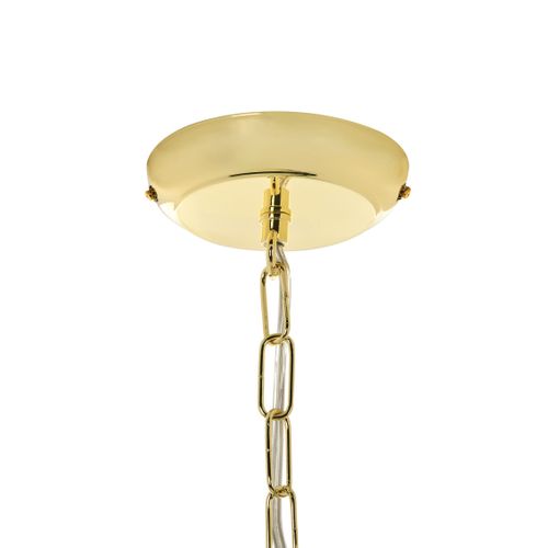 Lustre Diamante Métal Doré