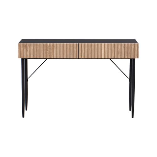 Console Blythe Frêne Naturel Noir