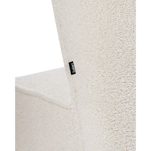 Fauteuil Alven Bouclé Blanc Cassé