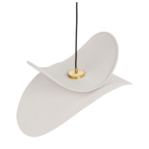 Lampe Suspension Mascota Lin Gris Clair