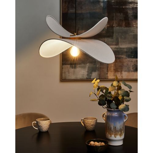 Lampe Suspension Mascota Lin Gris Clair