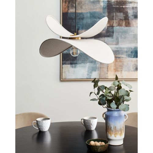 Lampe Suspension Mascota Lin Gris Clair