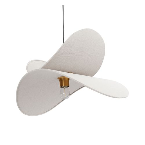 Lampe Suspension Mascota Lin Gris Clair