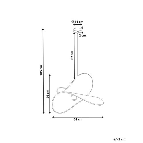 Lampe Suspension Mascota Lin Gris Clair