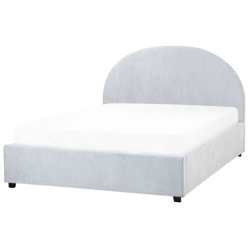 Lit Ottoman Tissu Vaucluse 140 X 200 Cm Bleu Clair