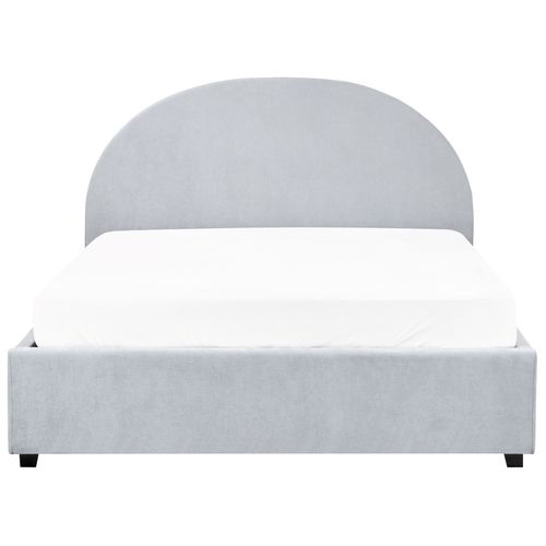 Lit Ottoman Tissu Vaucluse 140 X 200 Cm Bleu Clair
