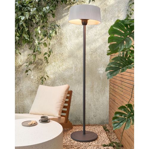 Chauffage De Terrasse Infrarouge Autoportant Varazze 1500 W Gris