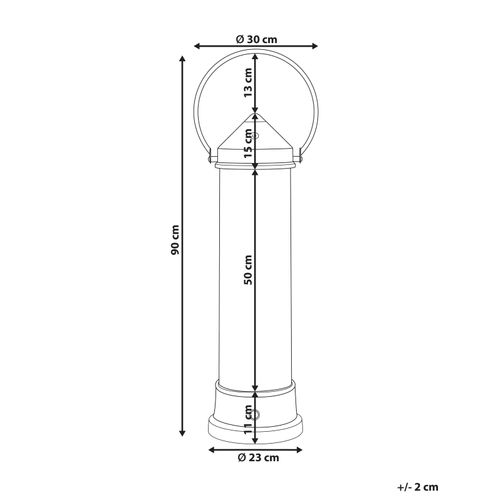 Chauffage De Terrasse Infrarouge Autoportant Llaima 1800 W Cuivré