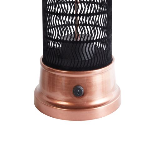 Chauffage De Terrasse Infrarouge Autoportant Llaima 1800 W Cuivré