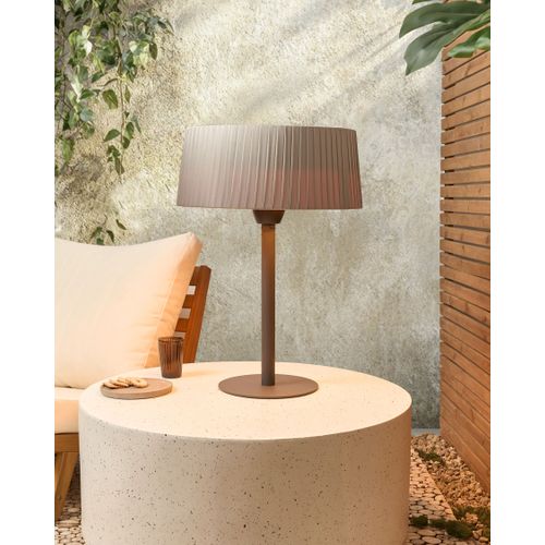 Chauffage De Terrasse Infrarouge Autoportant Olleria 1500 W Gris